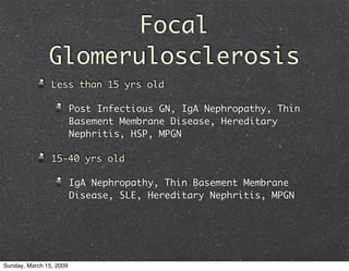 Glomerulonephritis