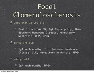 Glomerulonephritis