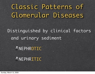 Glomerulonephritis