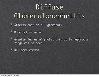 Glomerulonephritis