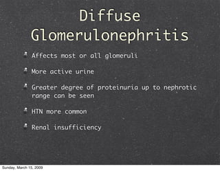 Glomerulonephritis