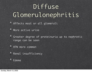 Glomerulonephritis