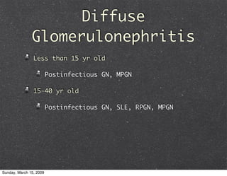 Glomerulonephritis