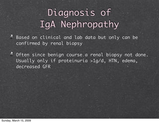 Glomerulonephritis