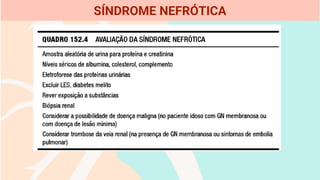 SÍNDROME NEFRÓTICA
 