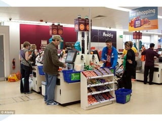 Obesogenic environments
• Another photo example of an obesogenic environment -
supermarket
 