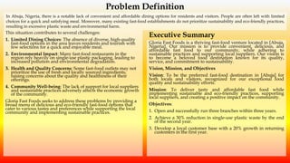 Restaurant Problem Definition GLORIA FAST FOODS RESTAURANTS BUSINESS.pptx