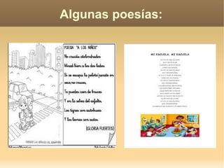Algunas poesías:
 