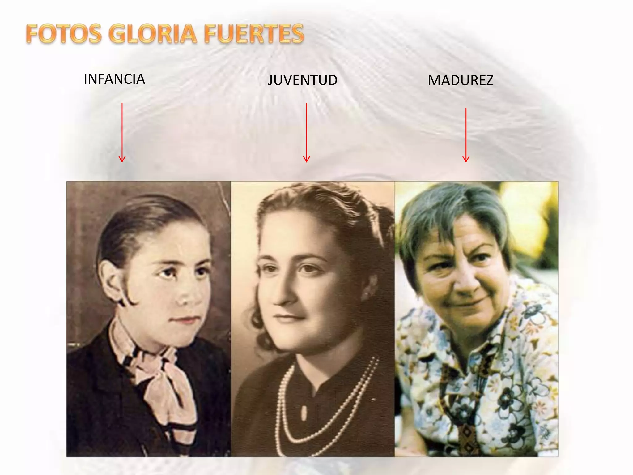 INFANCIA JUVENTUD MADUREZ
 