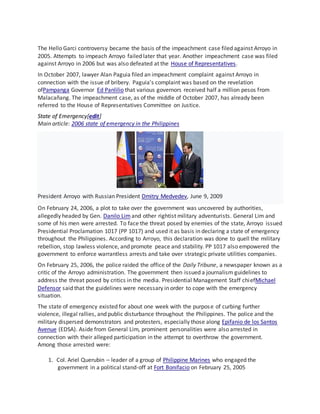 Gloria macapagal arroyo | DOCX