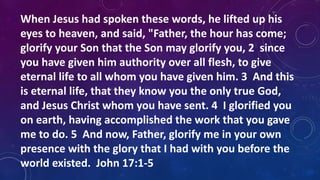 Why is Glorifying God Important? | PPTX
