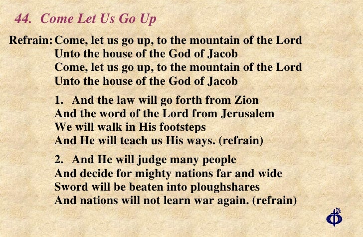 Glory Songbook Highest praise, highest praise we have come to love you in this place. glory songbook