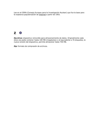 GLOSARIO DE TERMINOS EN INGLES