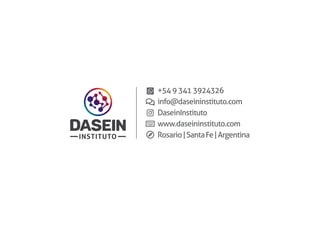 +54 9 341 3924326
info@daseininstituto.com
DaseinInstituto
www.daseininstituto.com
Rosario|SantaFe|Argentina
Whatsapp-Square
Comments
Instagram
Keyboard
Compass
 