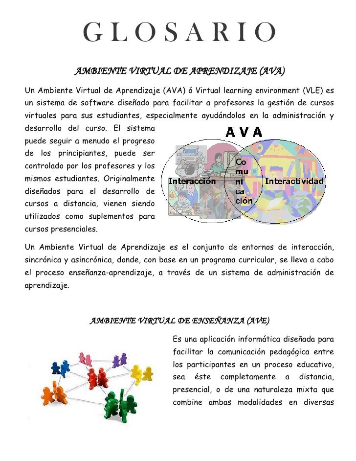 Glosario ambientes de aprendizaje