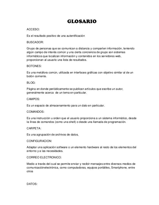 Glosario De Informatica 2