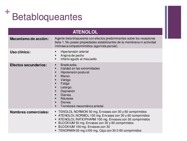 Bloqueante - betabloqueantes
