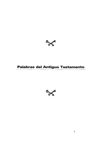 Palabras del Antiguo Testamento
 