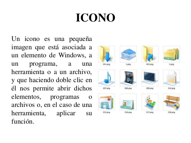Que Son Los Iconos En Informatica es.slideshare.net