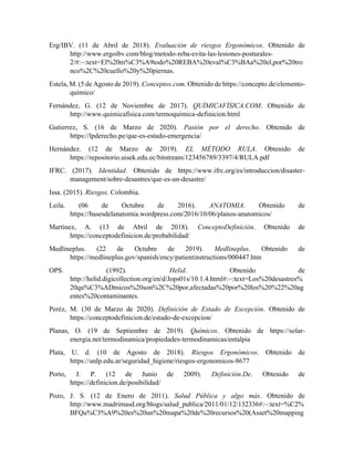 Glosario de terminos de Seguridad Industrial | PDF