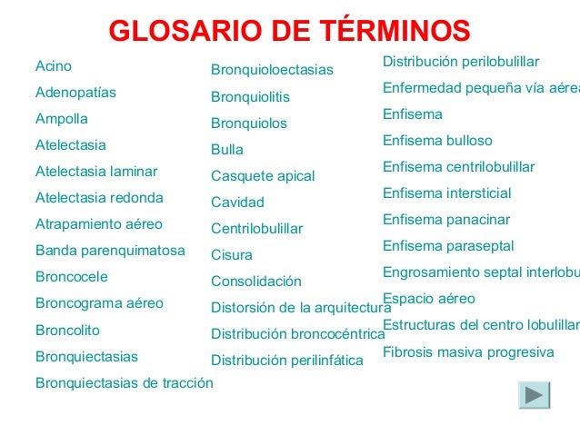 Glosario radiologico