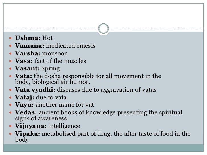 Glossary of ayurvedic terms ayurveda kerala ayurvedic medicine ay…