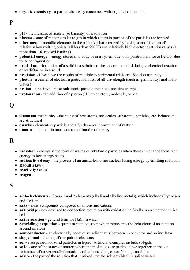 Glossary of chemistry terms wikipedia, the free encyclopedia