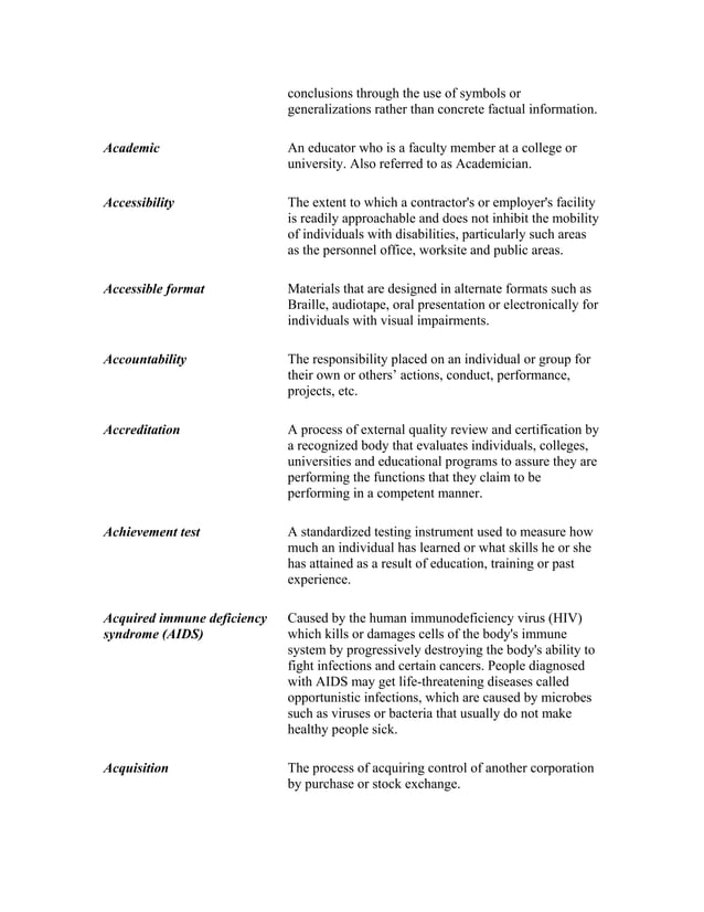Glossary of Human Resources Management Terms PDF