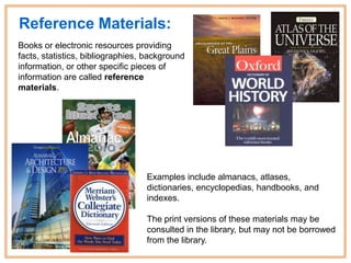 Glossary of Library Terms | PPTX