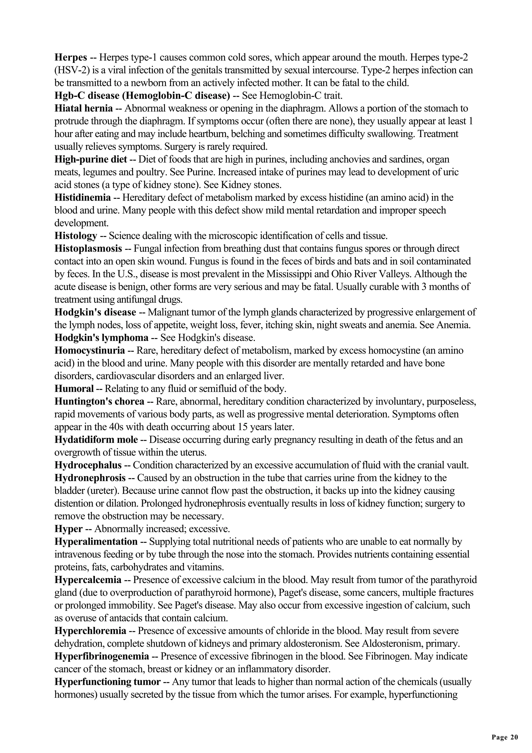Glossary of medical terms | PDF