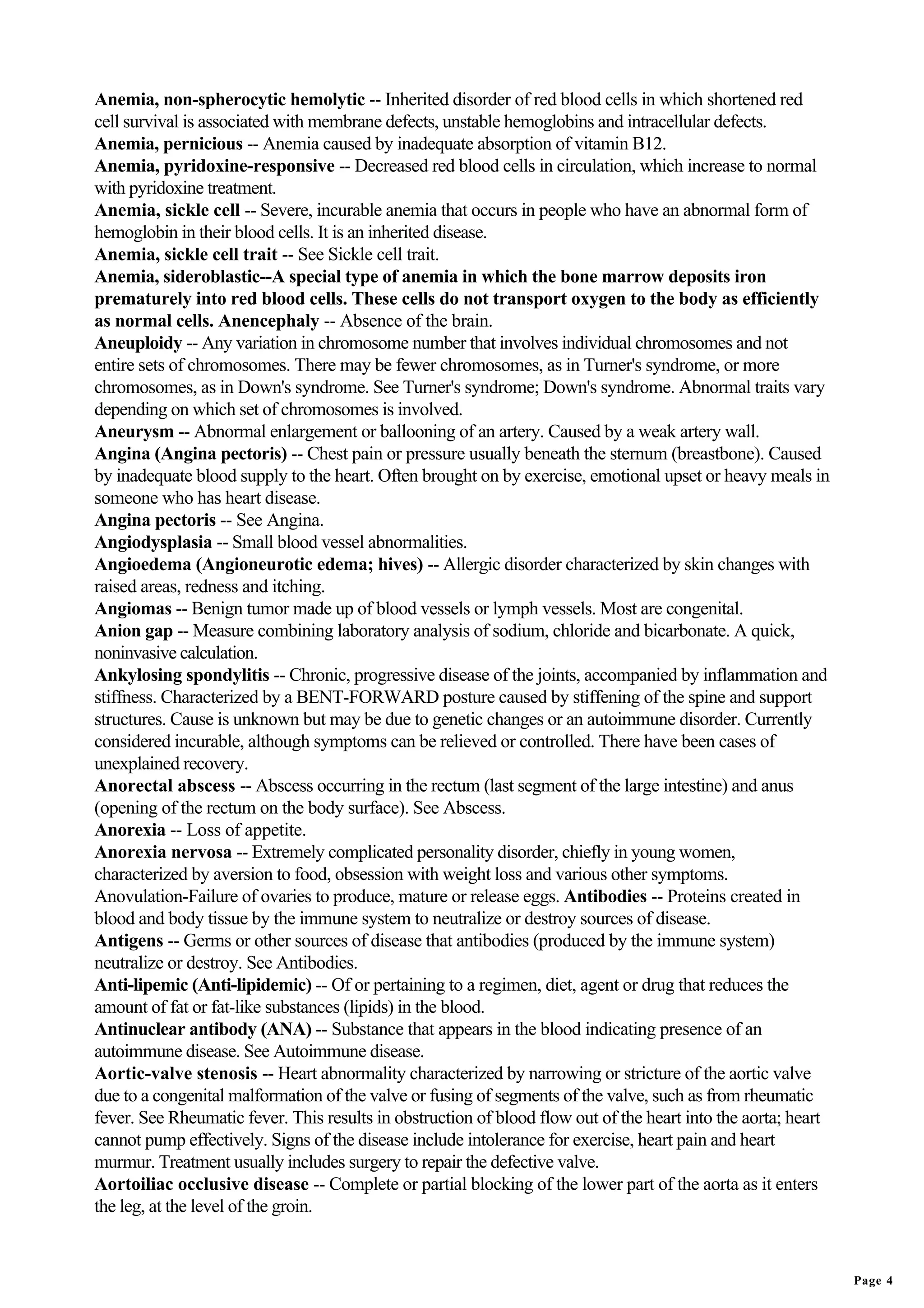 Glossary of medical terms | PDF