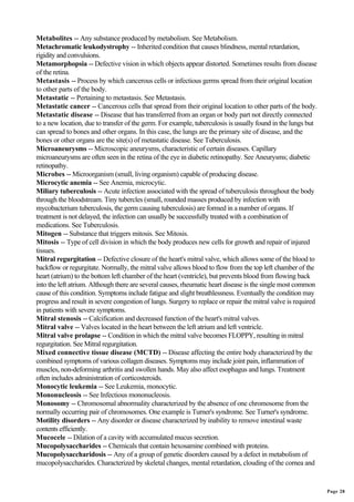 Germ Vision Glossary of medical terms | PDF