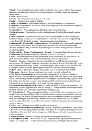 Glossary of medical terms | PDF
