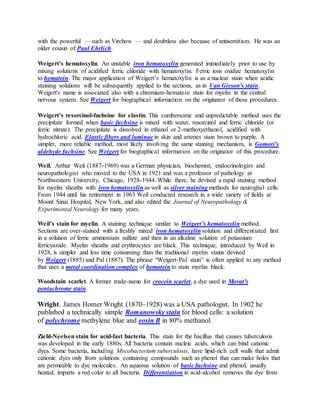 Glossary of staining methods, reagents, immunostaining, terminology and ...