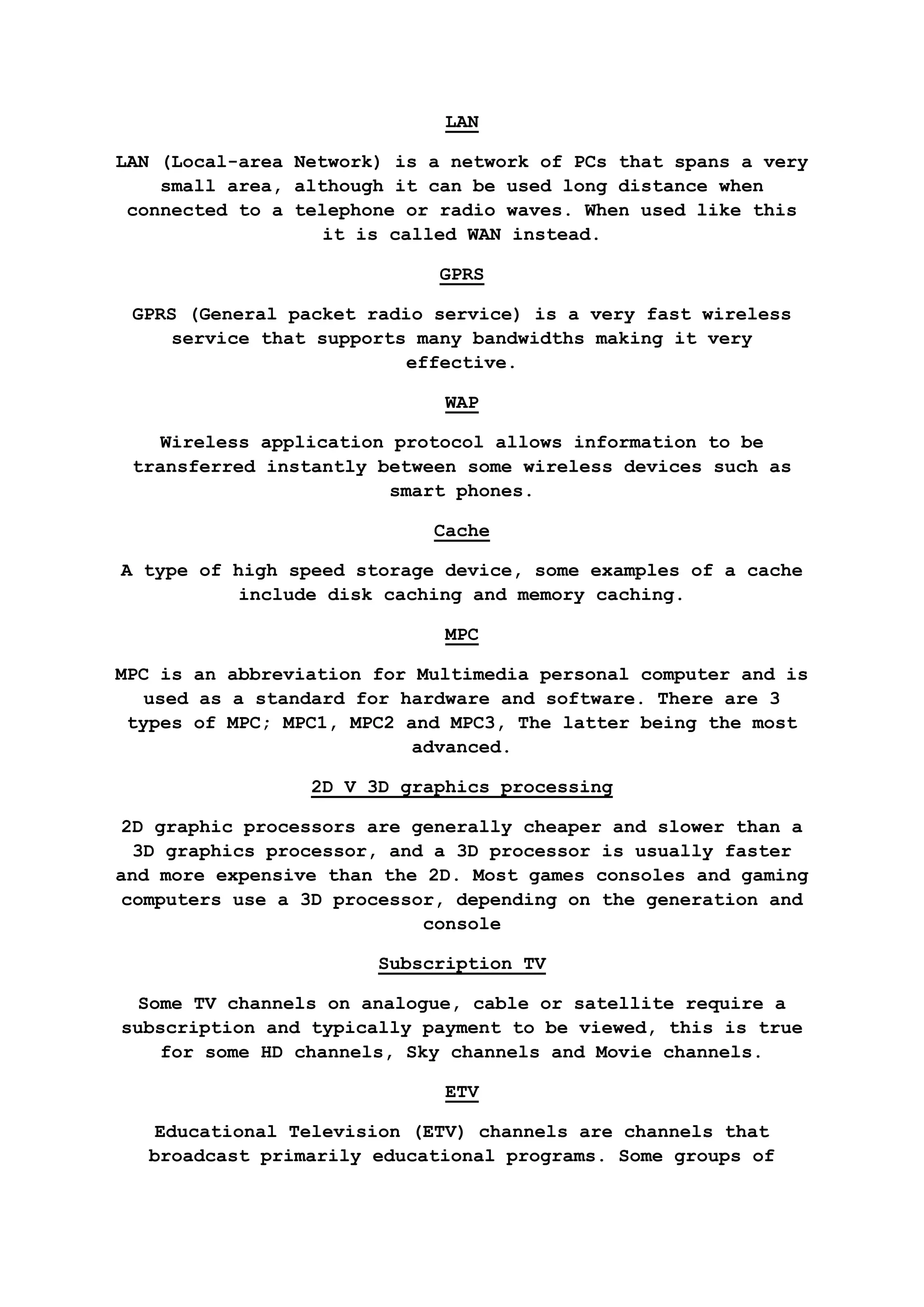 Glossary of terms PDF