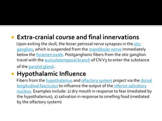 Cnv3 Course Glossopharyngeal nerve | PPTX