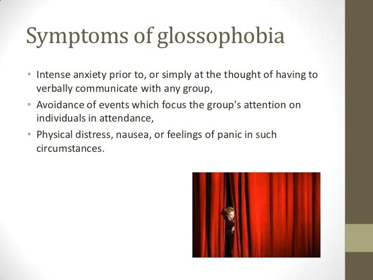 Glossophobia