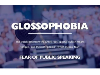 Facts about Glossophobia
 