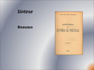 Síntese Resumo 