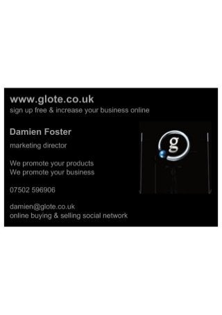 Glote a online buying & selling social network