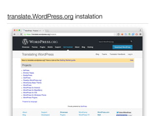 translate.WordPress.org instalation
 
