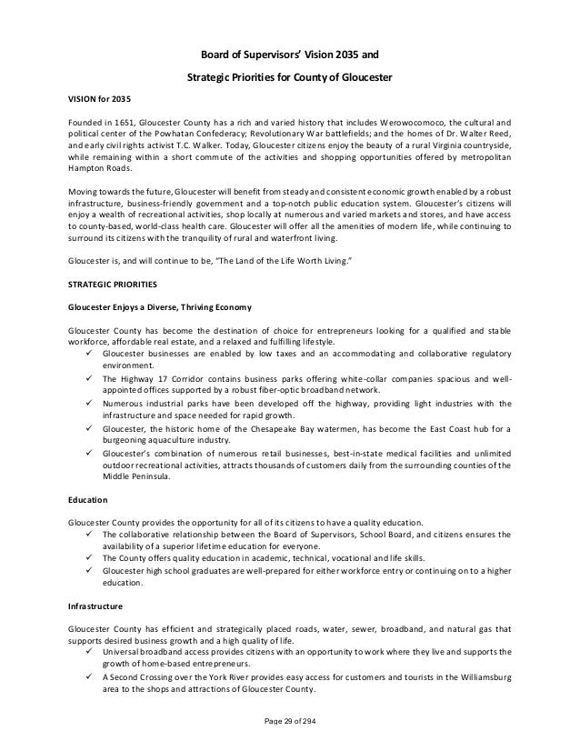 Gloucester County Va Adopted Fy18 Budget Capital Budget