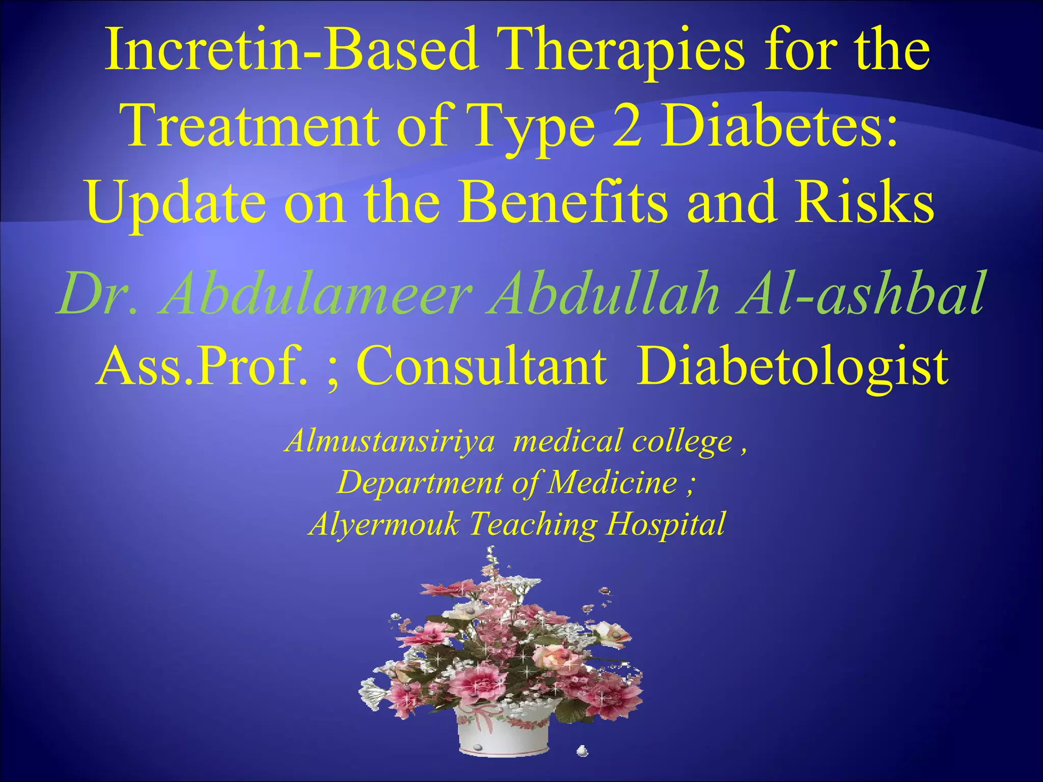Picture of Glp 1-based therapies for treatment of type 2 diabetes update on the ...