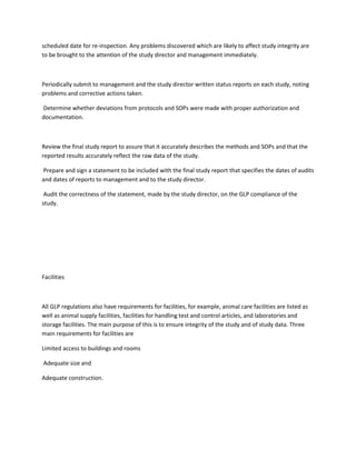 Glp. | DOCX | Pharmaceutical Industry | Industries