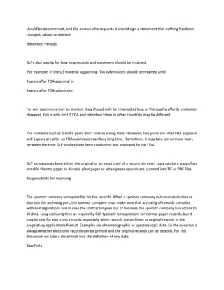 Glp. | DOCX | Pharmaceutical Industry | Industries