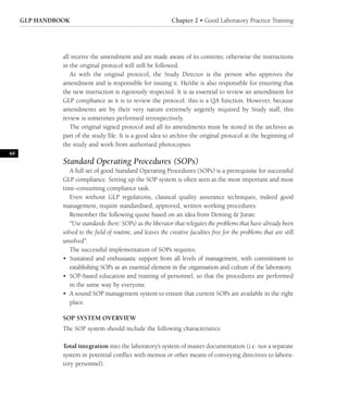 Lab Based Exercise Protocol Good Laboratory Practice Handbook | PDF