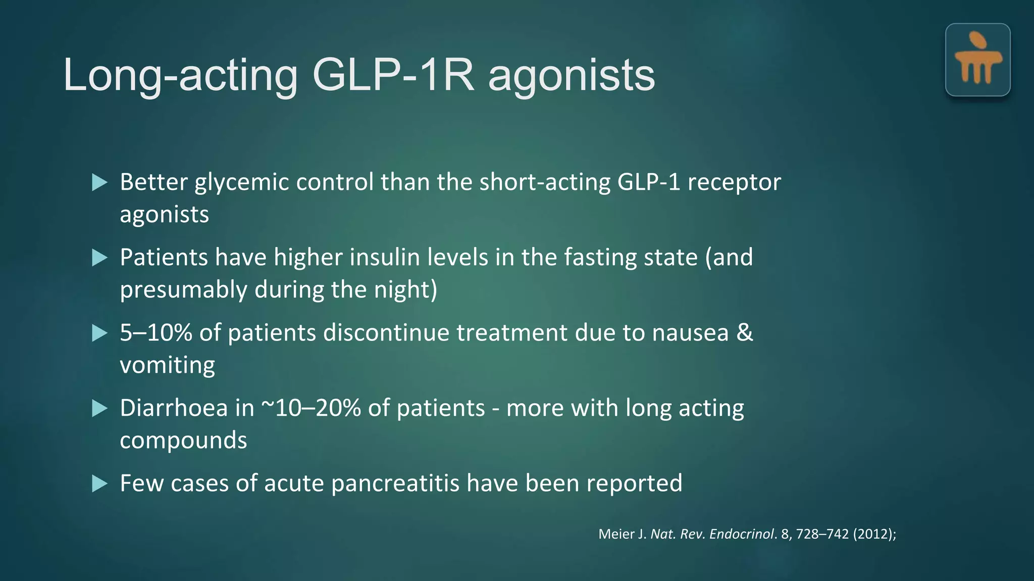 glp 1 agonist ppt GLP-1 and Diabetes Mellitus