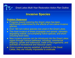 Slides of Great Lakes Restoration Initiative | PDF
