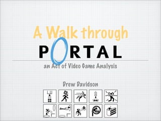 A Walk through

 an Act of Video Game Analysis


        Drew Davidson
 
