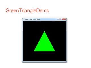GreenTriangleDemo
 